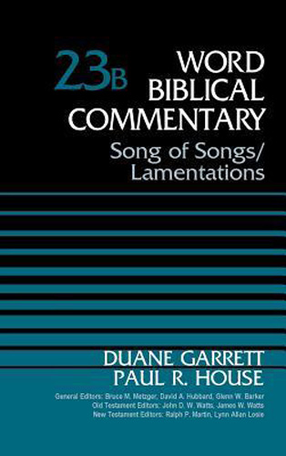 Song of Songs and Lamentations, Volume 23B